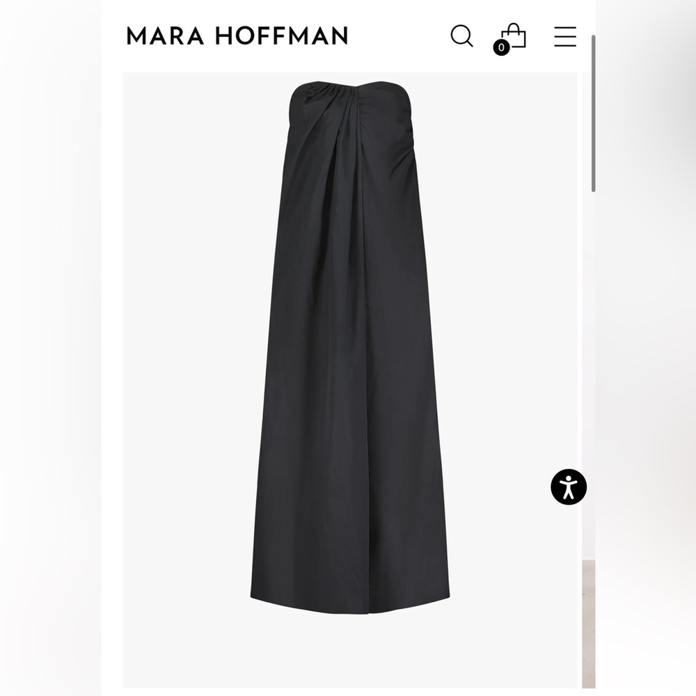 Mara Hoffman Alice Dress, Black, Size XXS